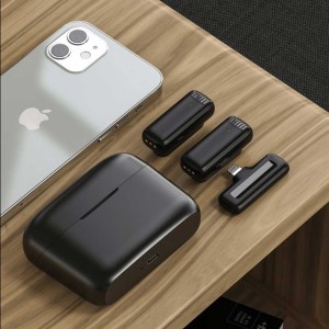 میکروفون یقه ای بی سیم گرین لاین مدل GN2WMICLGBK رابط Lightning